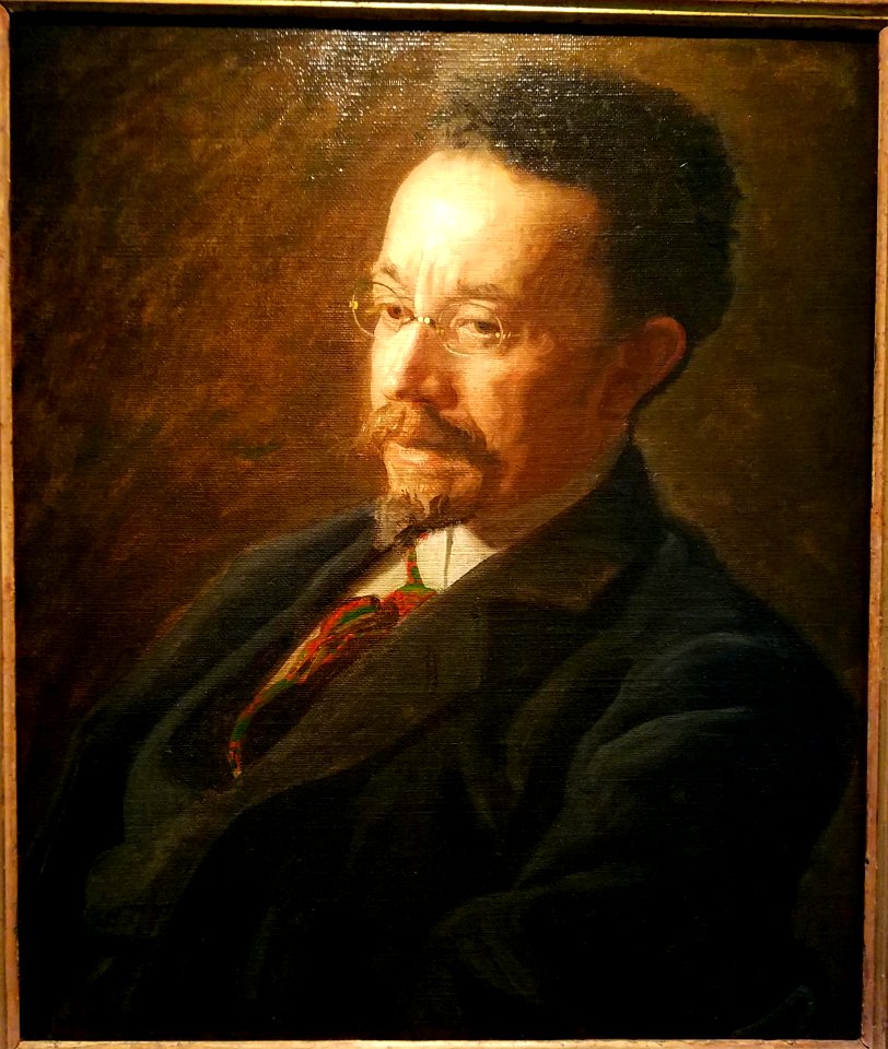 Portrait of Henry O. Tanner, by Thomas Eakins, c. 1900, oil on canvas - Hyde Collection - Glens Falls, NY - 20180224 121441