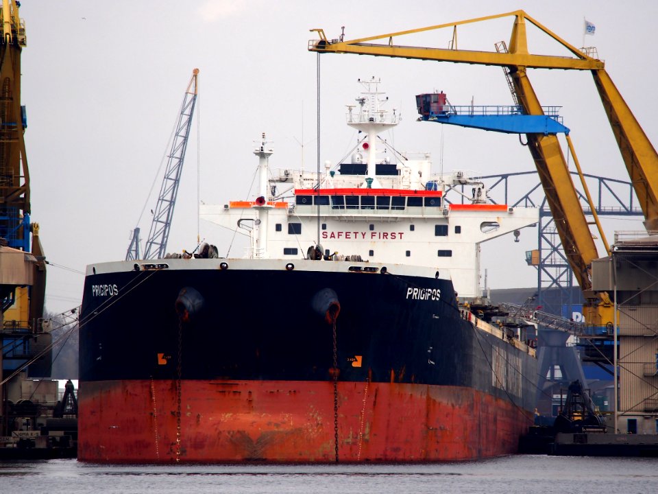 Prigipos (ship, 2007) IMO 9343883 Callsign SZRF, Port of Amsterdam pic1