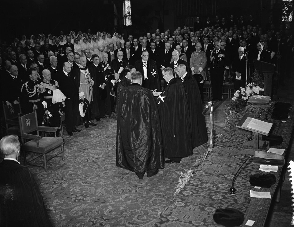 Prins Bernhard Landscommandeur in de Orde van St. Jan Ridderzaal, Bestanddeelnr 906-5496