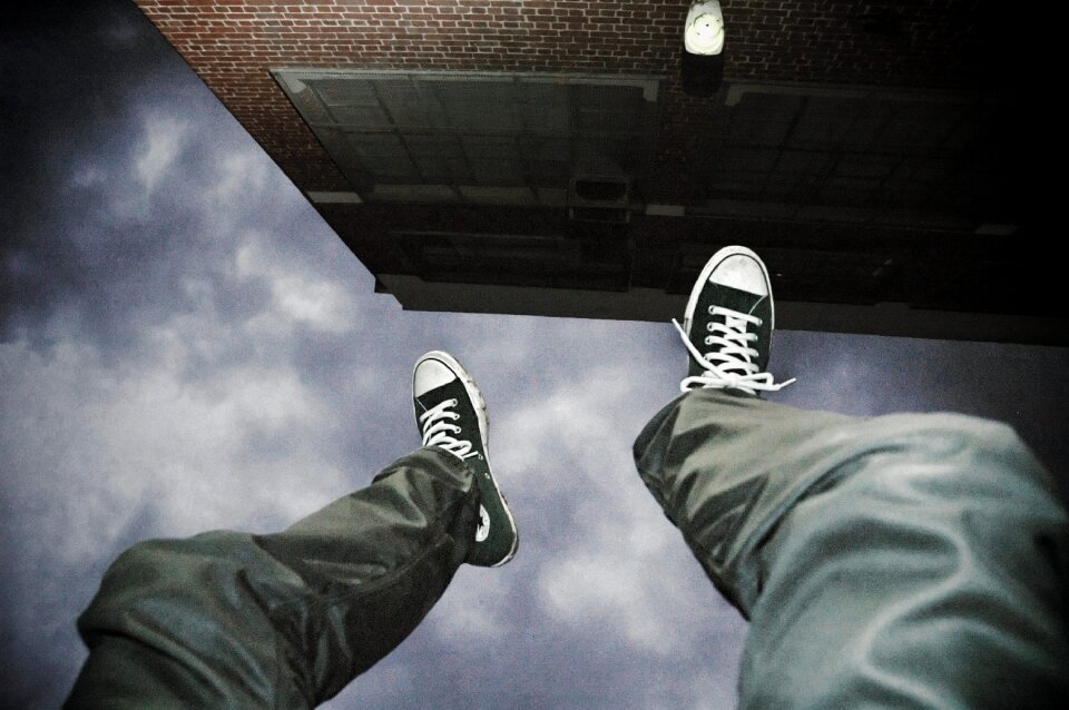 Jump upside down danger