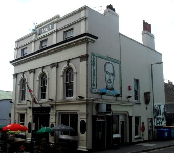 Prince Albert pub, 48 Trafalgar Street, North Laine, Brighton (NHLE Code 1381035) (August 2010) (1)