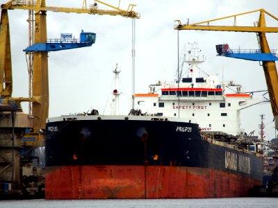 Prigipos (ship, 2007) IMO 9343883 Callsign SZRF, Port of Amsterdam pic2