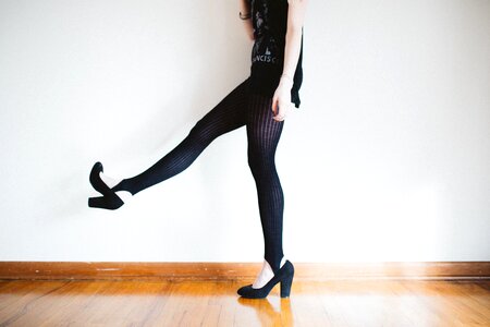 Girl legs feet