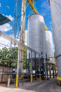 Storage silos storage flour grain storage photo