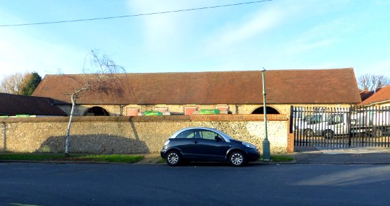 Preston Farm Dairy, The Droveway, Hove (February 2014) (2)