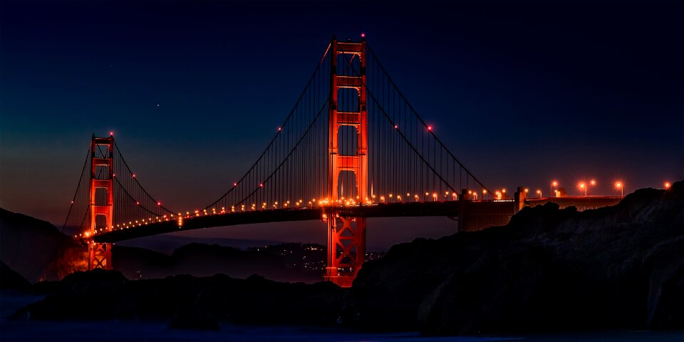 San francisco suspension bridge bridge photo