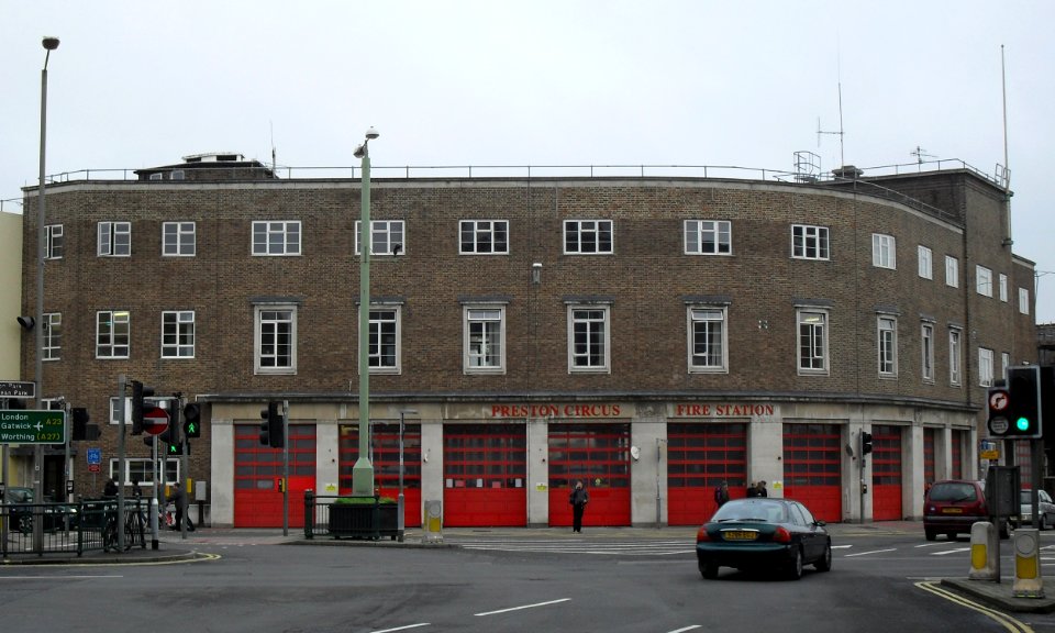 Preston Circus Fire Station, Preston Circus, Brighton (November 2010)