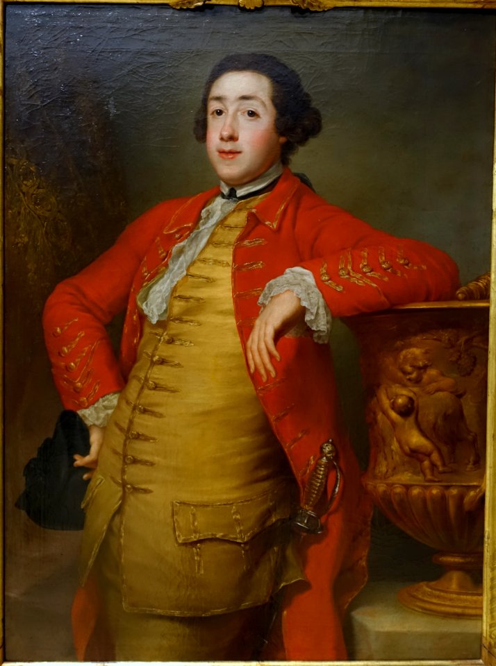 Prince Leopold III, Friedrich Franz of Anhalt-Dessau, by Anton von Maron, Rome, c. 1766, oil on canvas - Germanisches Nationalmuseum - Nuremberg, Germany - DSC03810