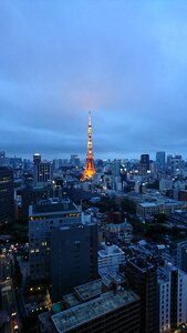 Tokyo tower night view city