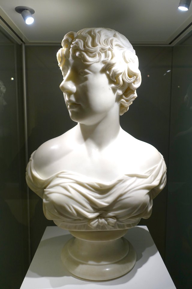 Princess Charlotte Augusta of Wales by Joseph Nollekens, 1812 AD, marble - Braunschweigisches Landesmuseum - DSC04642