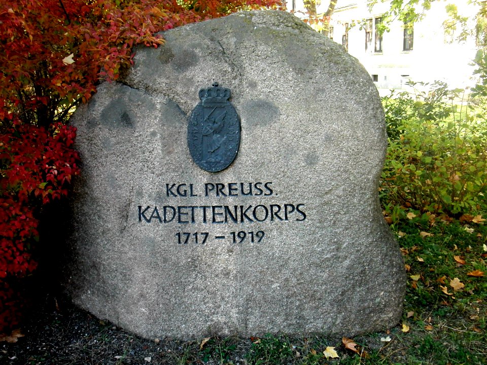 Preuß 01 dresden Albertstadtkaserne Gedenkstein des Königlichen Preussischen Kadettenkorps
