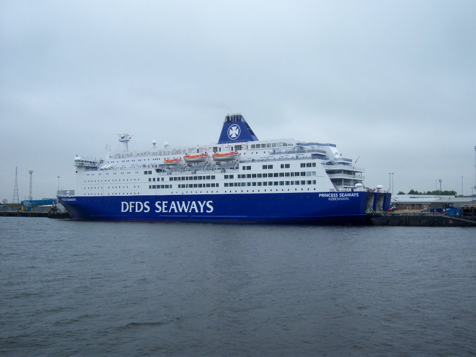 Princess Seaways, River Tyne, 17 September 2014 (2)