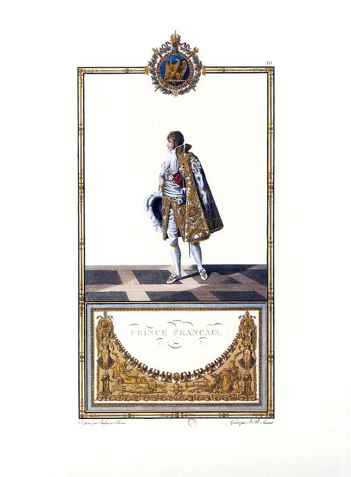 Prince français Isabey Percier Simonet livre du Sacre Napoleon