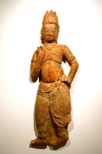 Princess or bodhisattva, North Thailand, Haripunjaya, probably 14th century AD, terracotta - Ethnological Museum, Berlin - DSC01852