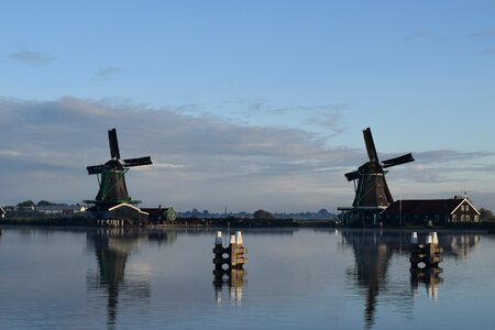 Holland water windmill photo
