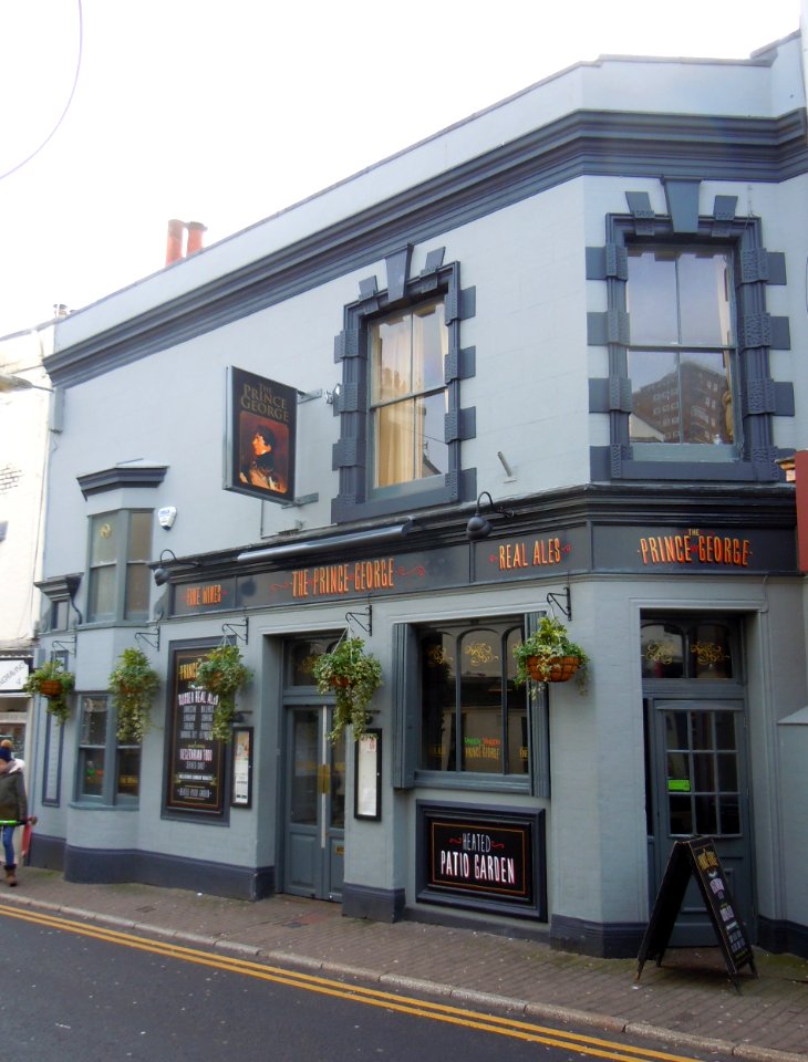Prince George pub, 5 Trafalgar Street, North Laine, Brighton (January 2015) (2)