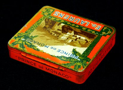Prince de Monaco Ed Laurens cigaretten blikje, foto2