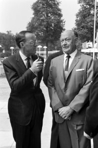 Prins Bernhard opent Hilton-hotel in Amsterdam reportage, Bestanddeelnr 914-1191