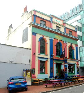Prince Albert pub, 48 Trafalgar Street, North Laine, Brighton (NHLE Code 1381035) (February 2020) (2)