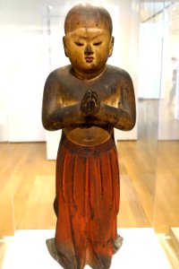 Prince Shotoku (574-622 AD) at Age Two, Japan, Kamakura period, c. 1292 AD, cypress, polychromy, rock-crystal inlaid eyes - Arthur M. Sackler Museum, Harvard University - DSC01169