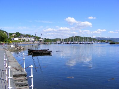 Classic loch fine boat