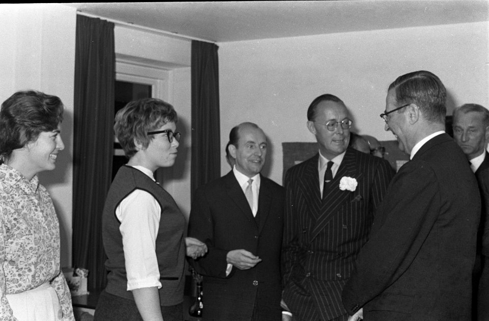 Prins Bernhard opende Studentenhuis Westermarkt te Amsterdam, Bestanddeelnr 914-4148