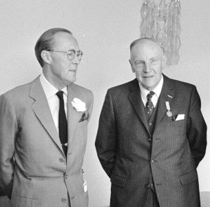 Prins Bernhard en Jacob Posch (1971)