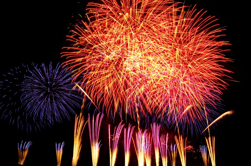 Rocket moerenuma fireworks