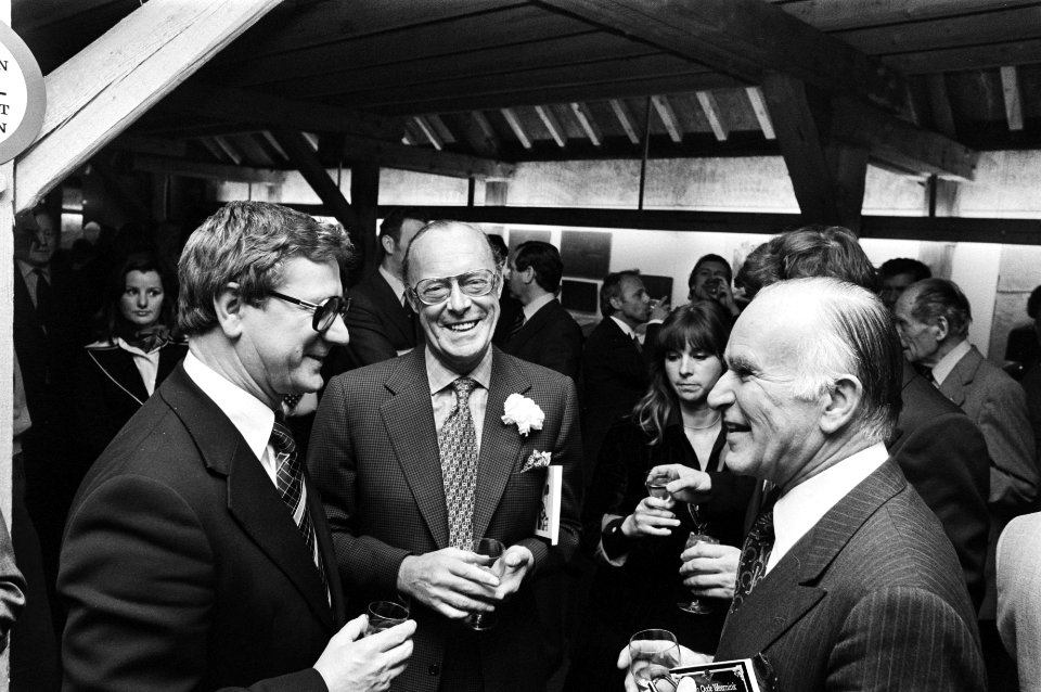 Prins Bernhard en minister Tjerk Westerterp (Verkeer) tijdens de opening, Bestanddeelnr 929-1082
