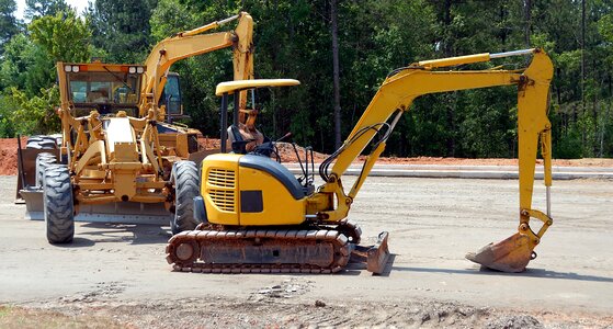 Bulldozer construction equipment