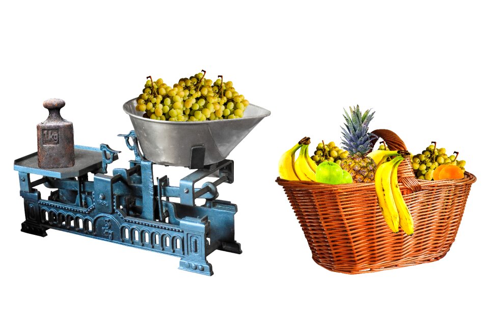 Fruits banana pineapple