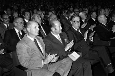 Prins Bernhard opent 25e Int. Ruimtevaart Congres in RAI in Amsterdam Thomas P., Bestanddeelnr 927-4837