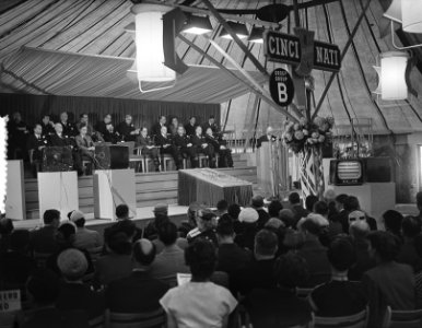 Prins Bernhard opent Cincinati N.V. Vlaardingen, Bestanddeelnr 906-5246