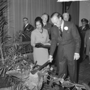 Prins Bernhard opende Surinametentoonstelling Mamio in Zwolle, Bestanddeelnr 915-2814