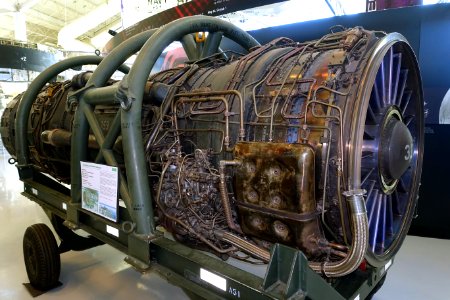 Pratt & Whitney J58 JTIID-20K turbojet engine, 1958 - Evergreen Aviation & Space Museum - McMinnville, Oregon - DSC00885