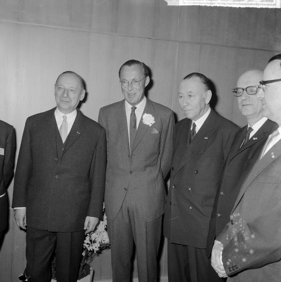 Prins Bernhard opening bijgewoond Journees Internationales de Siderurgie 1965 , Bestanddeelnr 917-5858