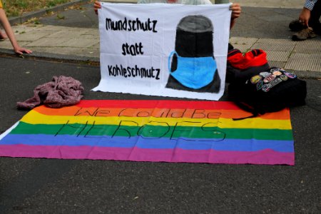 Protest at Willy-Brandt-Haus Berlin 2020-07-01 114