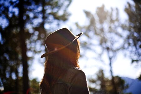 Young person hat photo