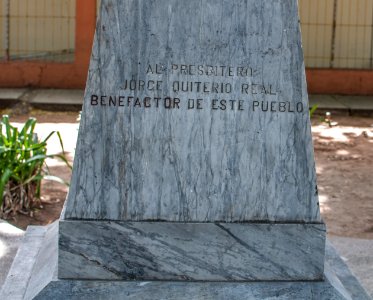 Prebistero Jorge Quitero Real Plaque