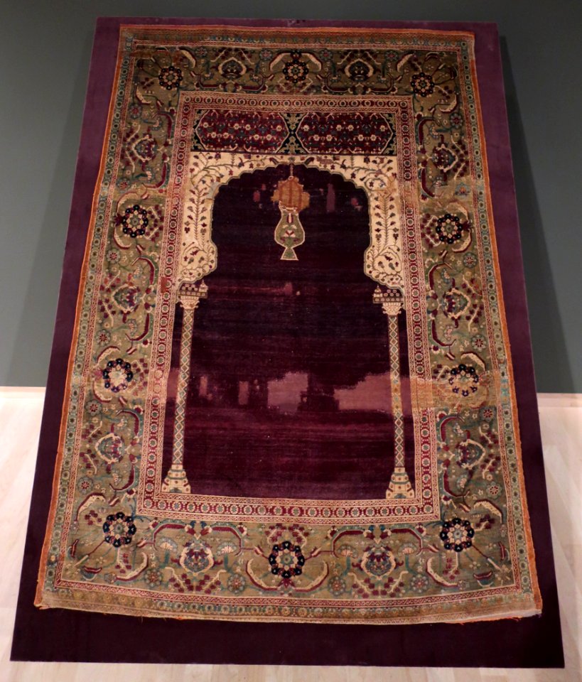 Prayer rug from Egypt, 1600-1625, Newark Museum