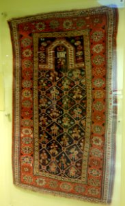 Prayer rug, Caucasus, Karabagh, or Dagestan, c. 1700, wool - Huntington Museum of Art - DSC04822