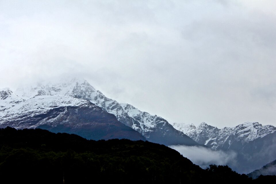 Landscape nature peak