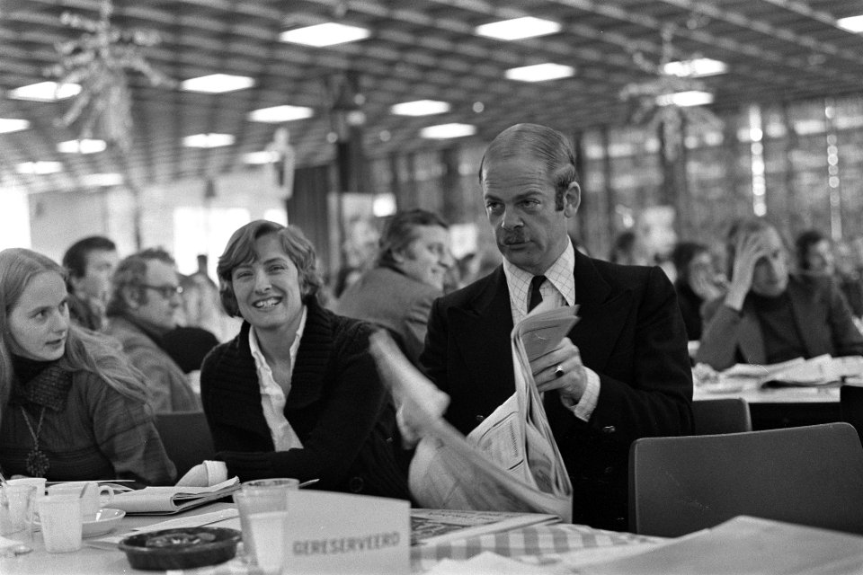 PPR-congres in Utrecht Ria Beckers en Bas de Gaay Fortman , 12 Wijnand van Hoo, Bestanddeelnr 929-0018