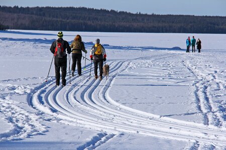 Siljan lake lake frozen