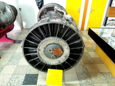 Pratt & Whitney JT3C (1953) used in Boeing 707 and Douglas DC8 at Flugausstellung Hermeskeil, pic2