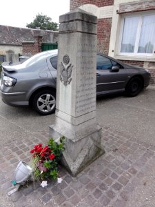 Prémont (Aisne) memorial de guerre 1918