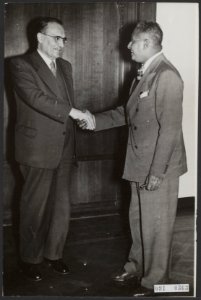 Premier van ceylon op bezoek in ons land, Bestanddeelnr 091-0363