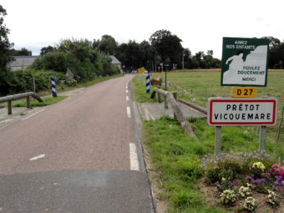 Prétot-Vicquemare (Seine-Mar.) entrée