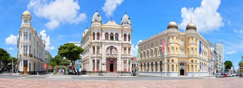 Praça do Marco Zero, Recife, Pernambuco, Brasil