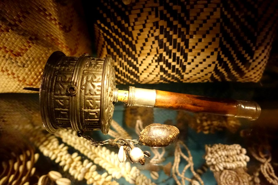 Prayer wheel, Tibet - Etnografiska museet - Stockholm, Sweden - DSC00912